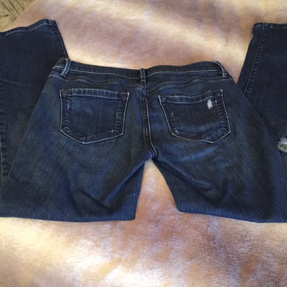 Loft Straight Leg Distressed Jeans - Picture 5 of 6